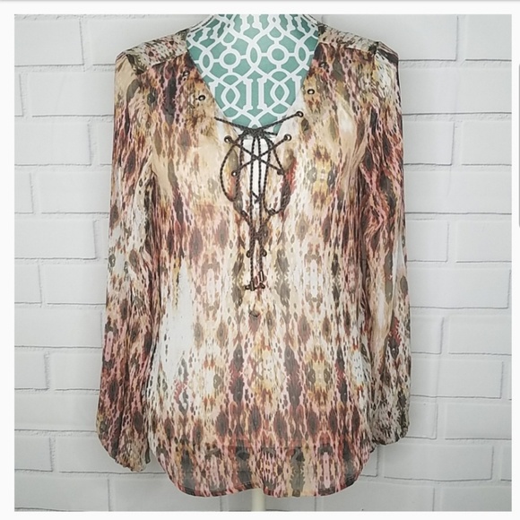 Jessica Simpson Tops - JESSICA SIMPSON | SHEER BLOUSE